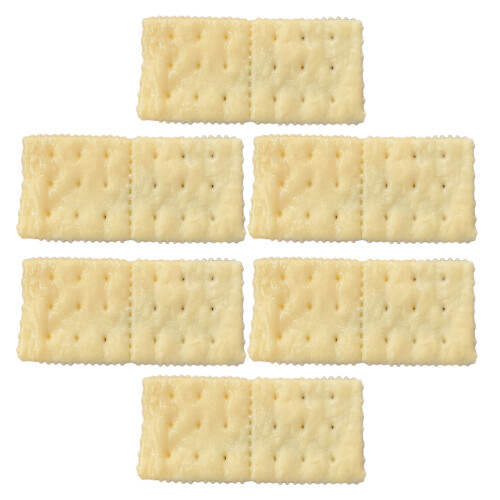 6 Unidades Galletas Simuladas Accesorio Comida Falsa