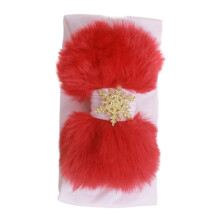 Winter Christmas Headband Baby Hair Accessories Infant-White
