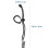 8Pcs Black Backdrop Cloth Fixing Clamps ABS Nylon Adjustable Holder 3