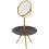 Multi-Color 360 Rotation Vanity Mirror with Tray for Home 1
