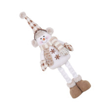 Christmas Gnome Reindeer Ornament Tiered-Snowman with pointed