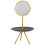 Multi-Color 360 Rotation Vanity Mirror with Tray for Home 3