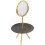Multi-Color 360 Rotation Vanity Mirror with Tray for Home 11