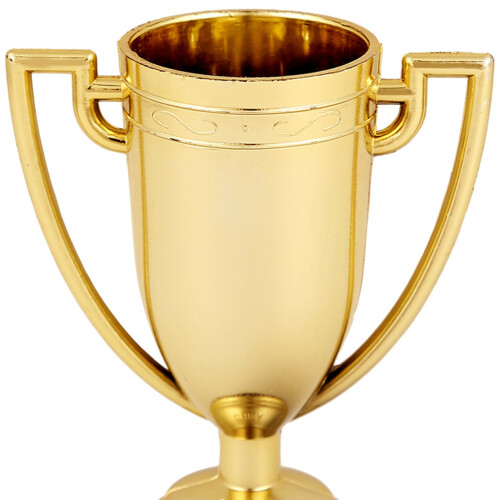 16 Unidades Mini Troféu De Plástico Taça