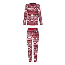 Christmas Nightwear Sleepwear-red christmas flower Mom S