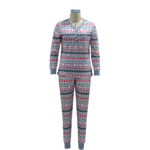 Christmas Matching Pajamas Family-white christmas flow Mom XXL