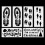 6pcs/Pack Christmas Drawing Templates Large Footprint Stencil 4