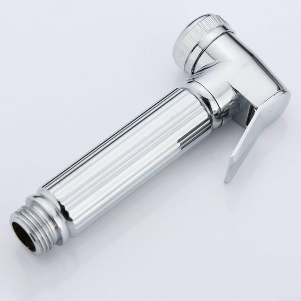 Shattaf Handheld Shower Head With Douche Bidet Toilet Spray, Muslim Zinc Alloy Silver 9016109588012
