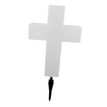 Cemetery Solar Lights Cross Grave Light Waterproof Memorial Garden Lights