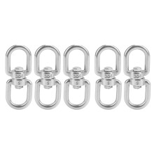 5Pcs Swivel Haken M5 Doppelseitige 304 Edelstahl