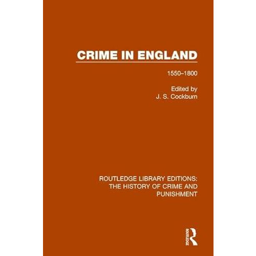 Crime in England Paperback Book