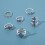 6 Teile Personalisierte Ringe Für Silber 6