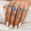 6 Teile Personalisierte Ringe Für Silber 7