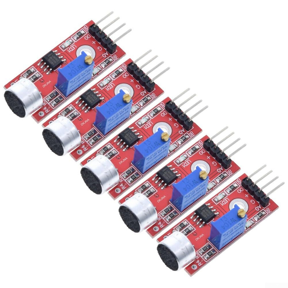 Ky-037 Sound Sensor Module 5 Pack Compact And Efficient For Microphones And Electronics 9016109588333