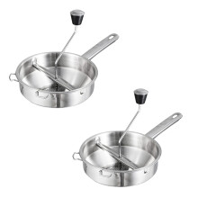 Stainless Steel Food Strainer 2X Ideal For Vegetable Soups Kitchen Tool Dishwasher Safe