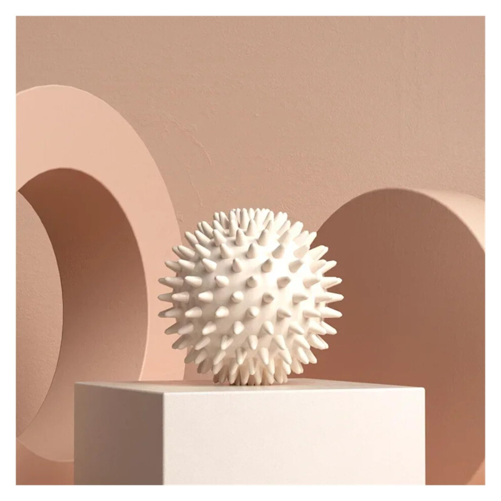 White Spiky Massage Ball For Foot Pain Relief Plantar Fasciitis Yoga Fascia Massage Ball Neck Muscle Relaxation