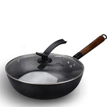 Non-StickWok Induction Compatible Wok Pan Gas Stove Safe Traditional Non-Stick Coating Frying Pan Kitchenware