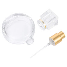 3 Unidades Frasco Perfume 25Ml Cristal C/ Atomizador