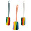 3Pcs Escova Garrafa Reutilizável Com 11