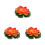 3 Unidades Flores De Artificial 18 Cm 6