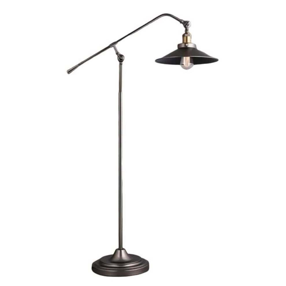 Floor Lamp Wrought Iron Adjustable Boom Arm, American Industrial Floor Light, 27-Inch Color B, For Bedroom Living Room-image-OPC-PMDM9RX-NEW