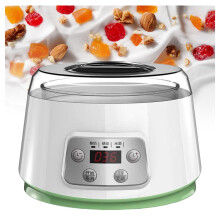 Electric Yogurt Maker Machine 1.3L Capacity With Temperature Control Automatic Yogurt Motor Rice Wine Natto