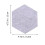 12 Unidades Quadro De Recados Hexagonal Autoadesivo Para Parede 2