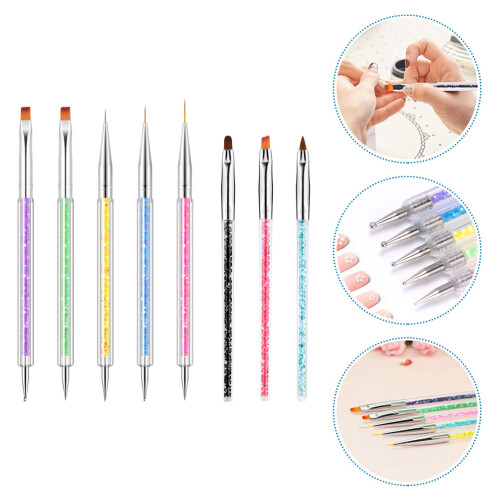 Conjunto De Canetas Profissionais Para Unhas Com Pincéis E Ferramentas 1