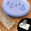 Christmas Pattern Acrylic Soap Stamp- With handle Z0062DS 1