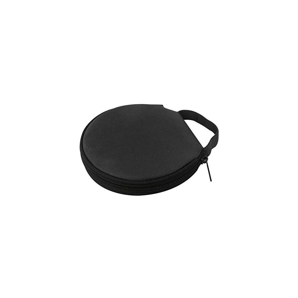 Portable Round 20 Capacity Cd Dvd Disc Storage Case Bag Wallet Holds 20 Discs Cd Dvd Organizer For Car Travel Black 9393856560127