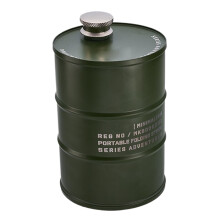 Whisky Flask Stainless Steel 750 Ml Green Tankard For Outdoor Use Gatherings Camping Hiking Travel Work Picnic