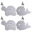 4 Pièces Clips De Fixation Pour Nappe En Forme D’animaux Antidérapants 4