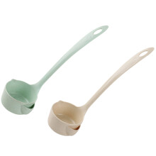 1 Conjunto 2 Peças Colheres Separadoras Sopa Trigo (Verde )