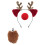 Feiertags-Cheer-Stirnbänder-Set,-Geweih bordeauxrot 1