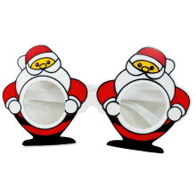 Holiday Cheer Santa Beard Brillen für-Santa Claus Clear Le