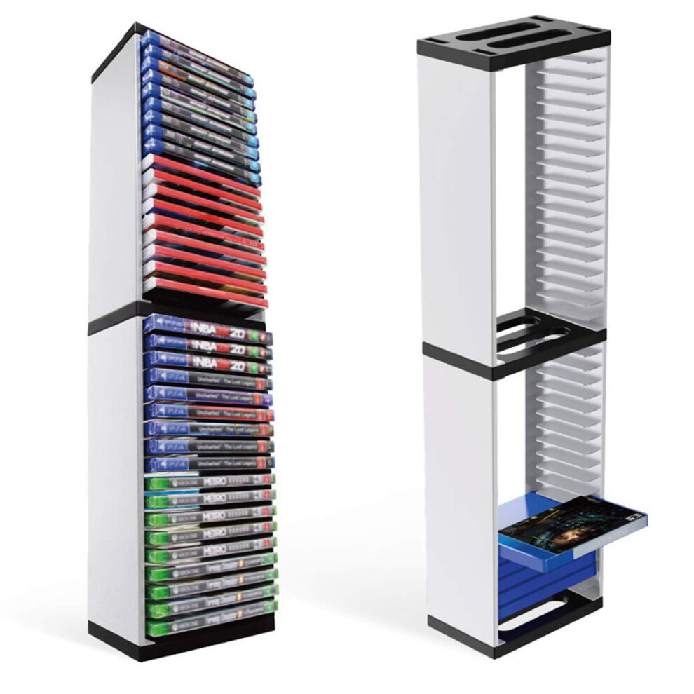 Game Disc Holder For Ps5 And Switch 36-Disc Capacity Video Game Storage Tower Rack 9016109589750