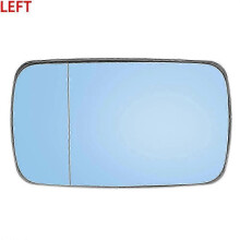 (Blue (L)) 1PCS Car Side Heated Mirror Glass Rearview Mirror Lens Left /Right for BMW 3 Series E46 318i 320i 325i 330i 1998-2006 25-26s