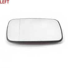 (White (L)) 1PCS Car Side Heated Mirror Glass Rearview Mirror Lens Left /Right for BMW 3 Series E46 318i 320i 325i 330i 1998-2006 25-26s