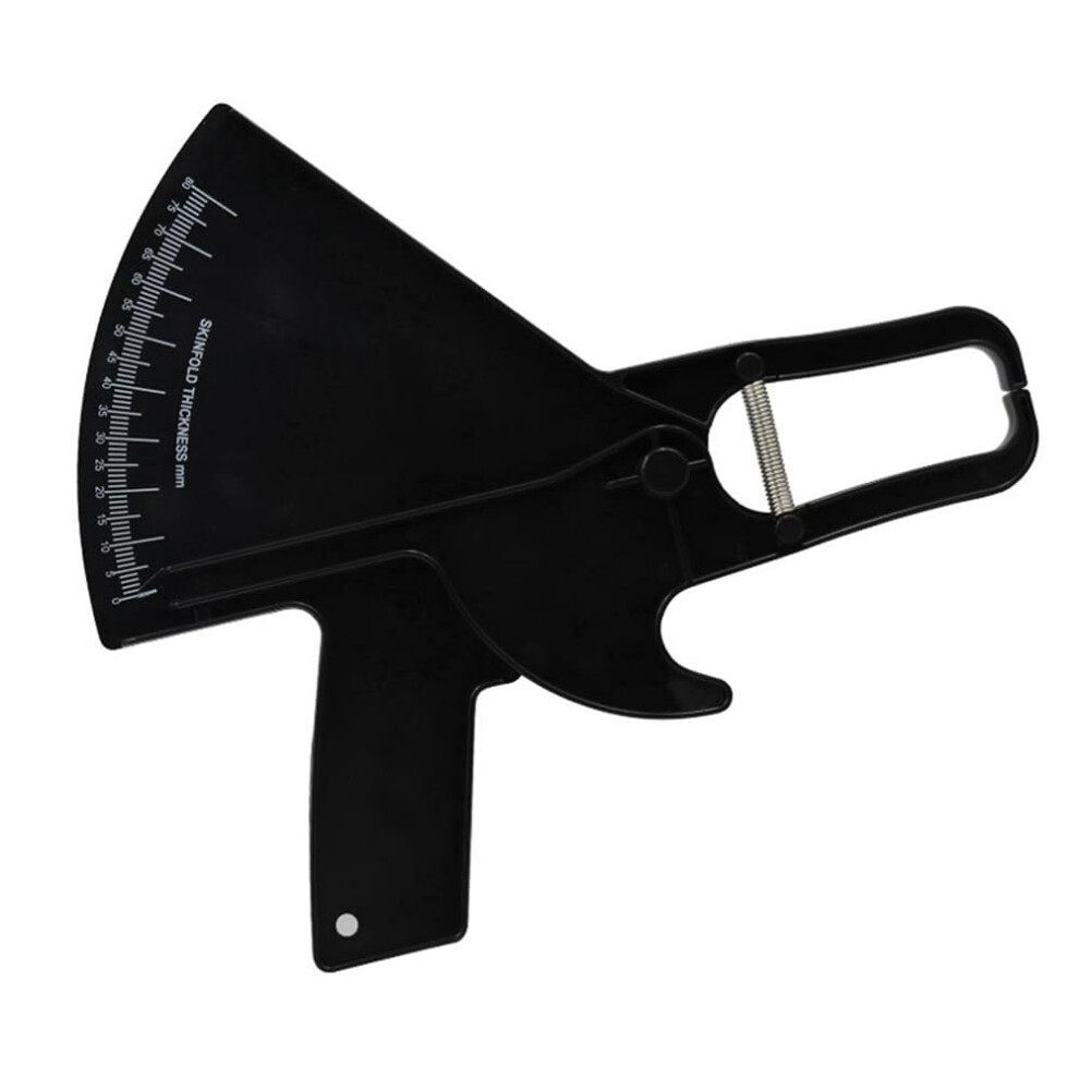 Sebum Caliper Precision Fat Thickness Measurement Ruler Personal Body Fat Ruler Black