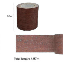 (Light Wine Red) Woodgrain Repair Tape Patch Wood Textured Furniture Adhesive Tape Strong Stickiness Waterproof 25-26s