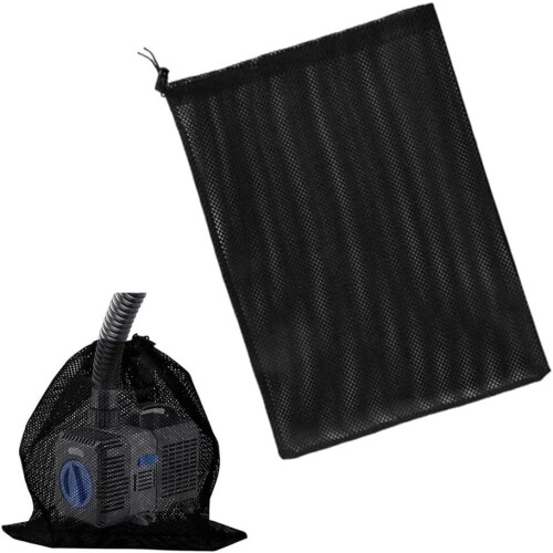 Protective Water Pump Filter Net 2-Pack, Drawstring Closure, 31x41 Cm, Debris Guard For Pond Pumps 1