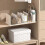 (White)Five rows Adjustable Handbag Closet Shelf Dividers Expandable Handbag Storage Organization 25-26s 3