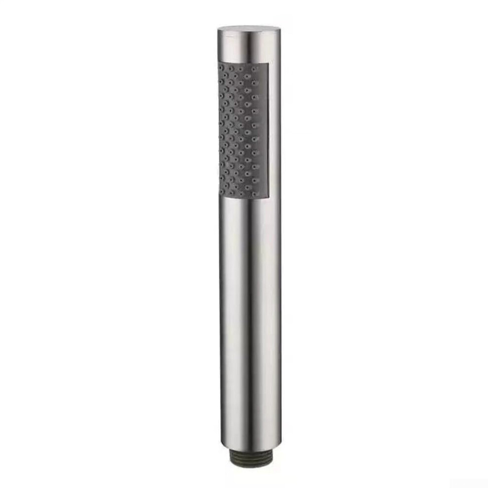 Stainless Steel Shower Head With 67 Silicone Nozzles, Brushed Finish, Water-Saving Technology, Enhanced Water Flow 9354506485702