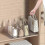 (Clear)Five rows Adjustable Handbag Closet Shelf Dividers Expandable Handbag Storage Organization 25-26s 3