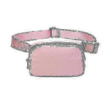(pink) Bum Bag For Women Men, Fanny Pack With Adjustable Straps Crossbody Fashion Waist Pack, Travel Running Belt Bag 25-26s