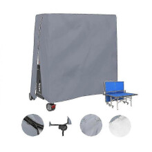 (grey) Outdoor Waterproof And Dustproof Table Tennis Table Cover Table Tennis Table Cover 165x70 X185cm 25-26s