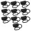 10Pcs Staub Kappe Kunststoff Stecker Schwarz 1