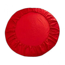 (Red) Pure Cotton Round Bed Fitted Sheet Bed Cover Home Textile 200x200cm White 25-26s