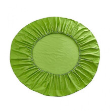 (Green) Pure Cotton Round Bed Fitted Sheet Bed Cover Home Textile 200x200cm White 25-26s