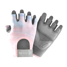 Women Gloves Fitness Half-Finger Nonslip Training Gloves For Horizontal Bar Wrist Guard One Size Model B